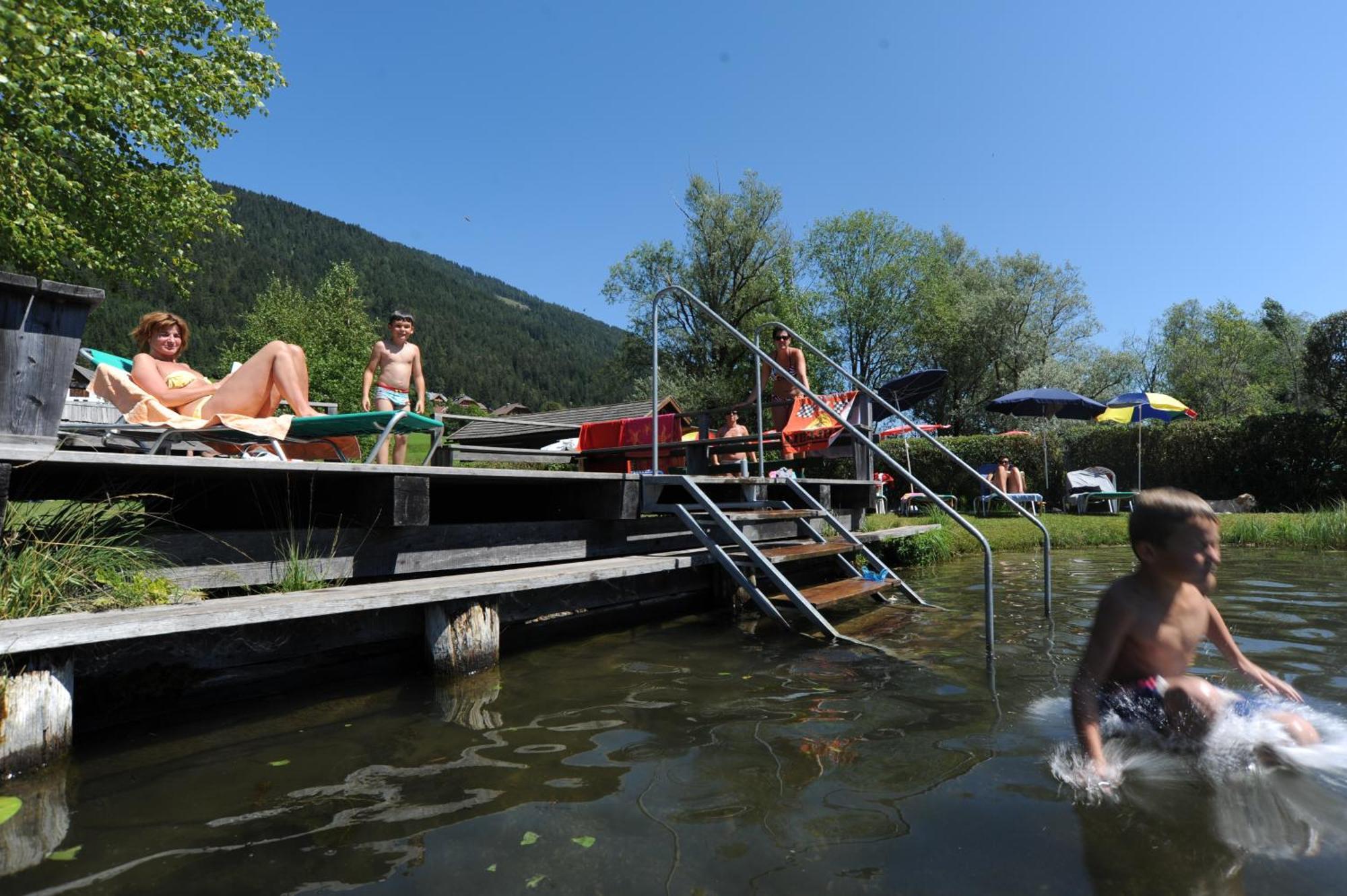Haus Stampfer Hotel Weissensee Luaran gambar